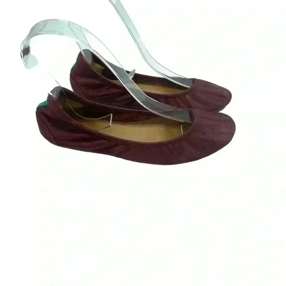 Tieks by Gavrieli size 6 ballet flats travel balletcore burgundy